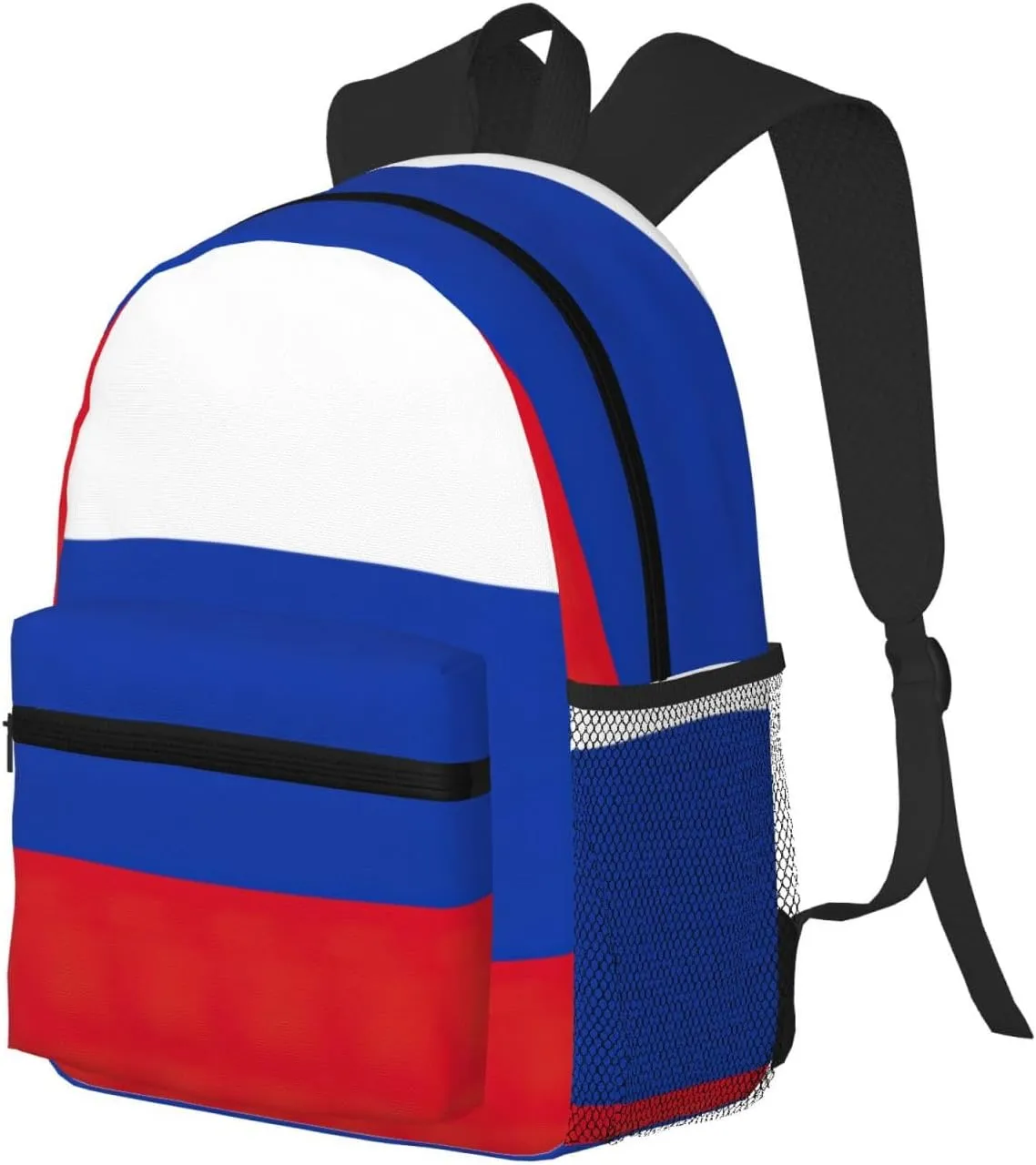 Russian Flag Men Women Office Laptop Backpack,Work Bag 15.7 Inch Business Travel Bags Large Capacity