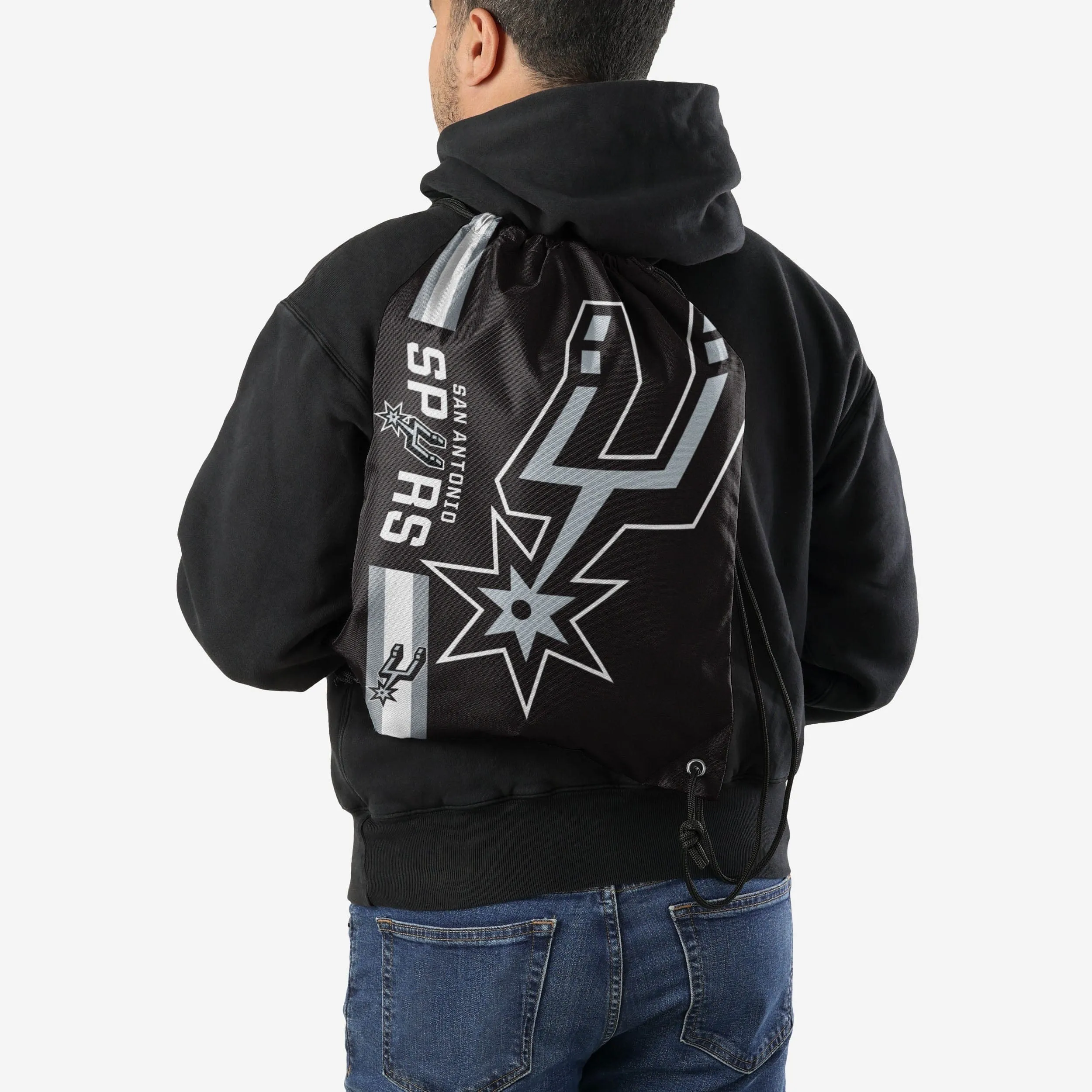 San Antonio Spurs Big Logo Drawstring Backpack