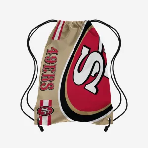 San Francisco 49ers Gold Alternate Color Big Logo Drawstring Backpack