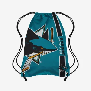 San Jose Sharks Big Logo Drawstring Backpack