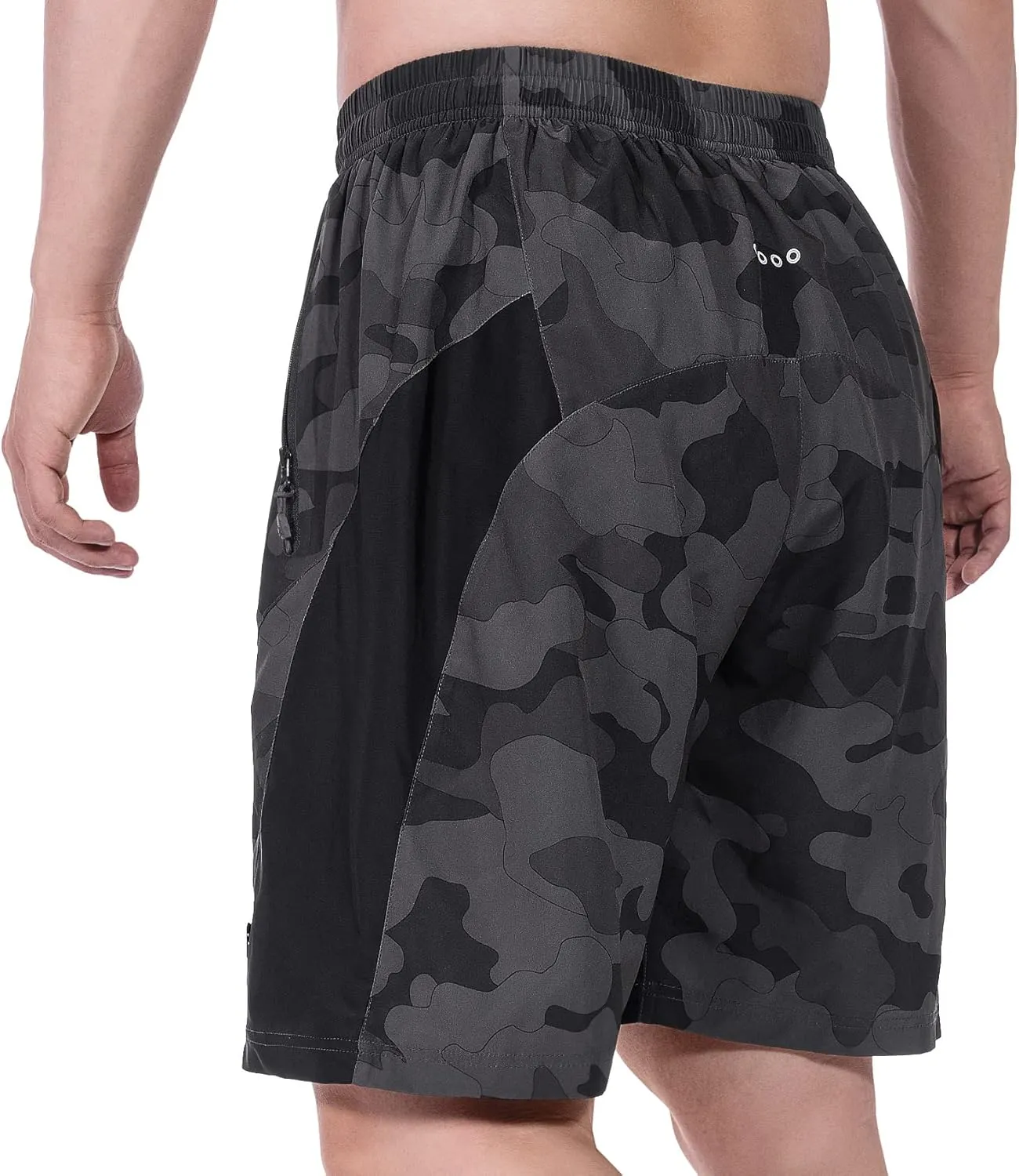 Santic Men's Bike Shorts Loose-Fit Softshell Mountain Bike with Padded Cycling Shorts MTB Bicycle Trail Shorts
