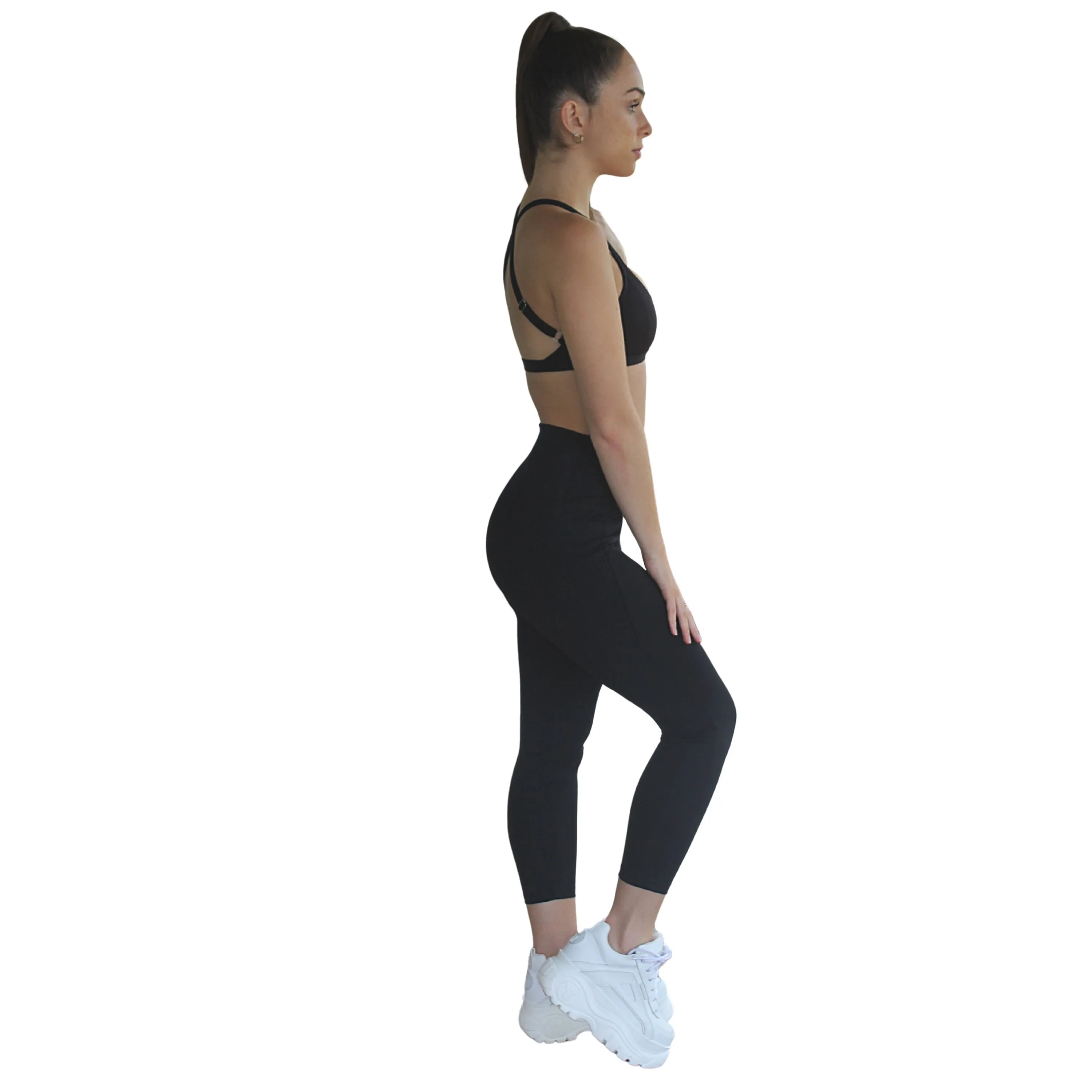 Satya Sports Bra - Black