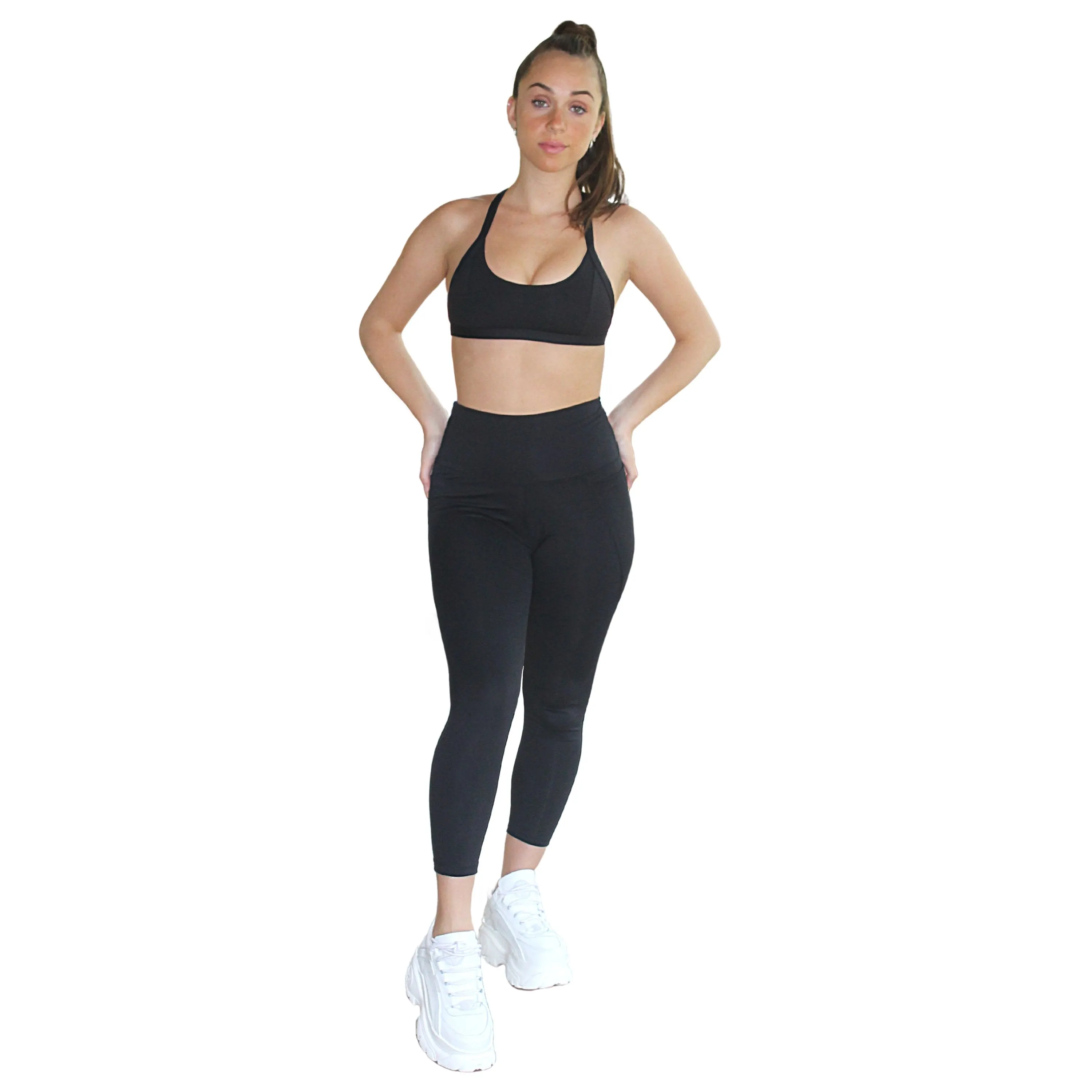 Satya Sports Bra - Black