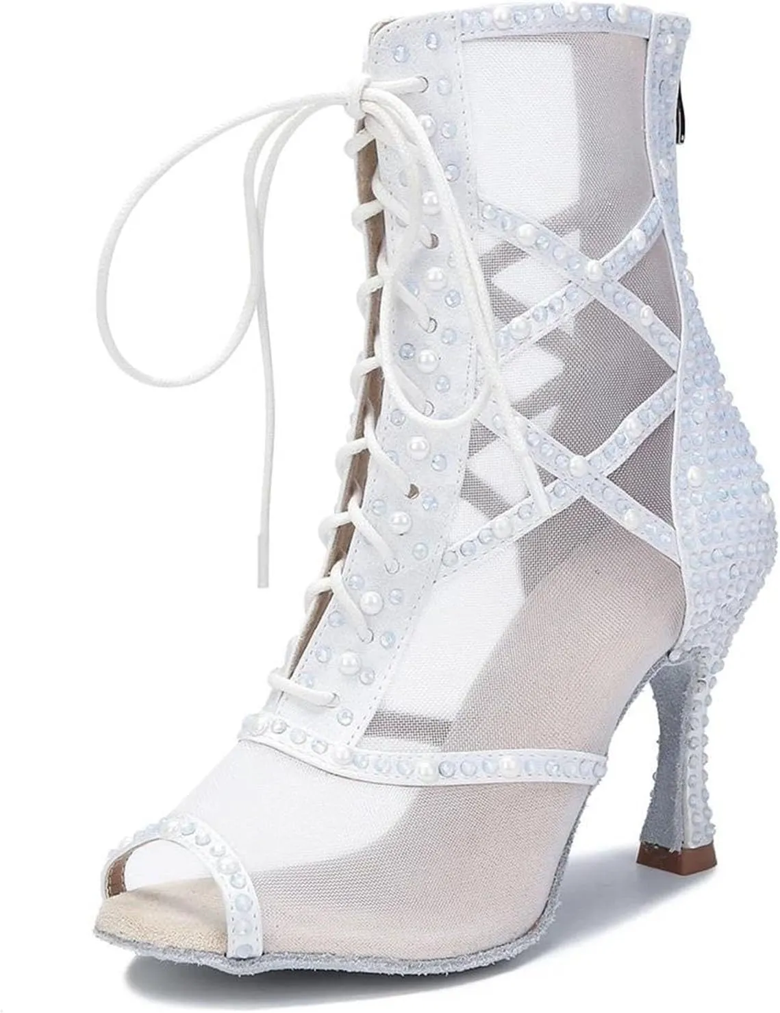 Sexy Pole Dance Boots - Latin Dance High Heels (9cm/3.54 inches)