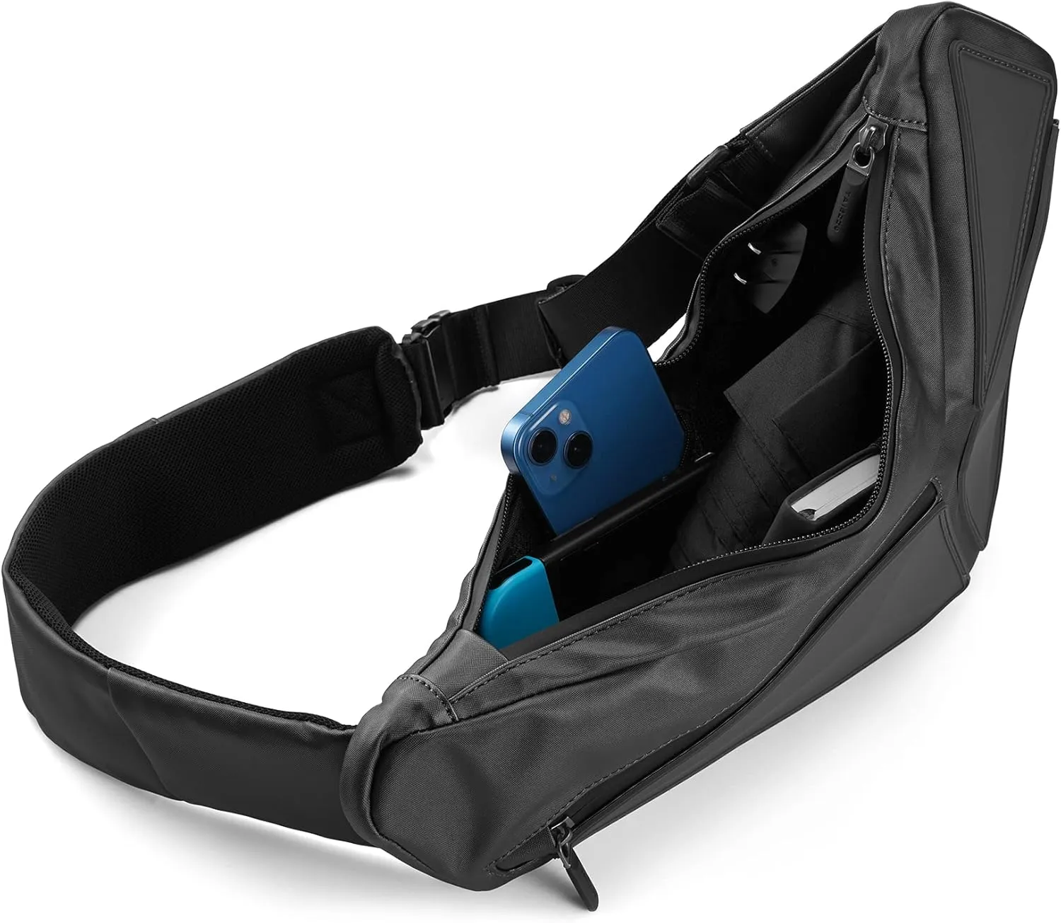 Sling Bag Cross Body Bag Mens One Shoulder Bag for Women Hiking Travel with USB Port Anti-theft EDC Casual Daypack