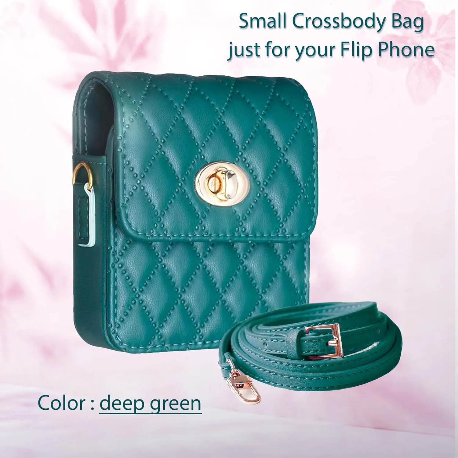 Small Crossbody Bag for Flip Phones - Compatible with Motorola Razr Series and Samsung Galaxy Z Flip Phones
