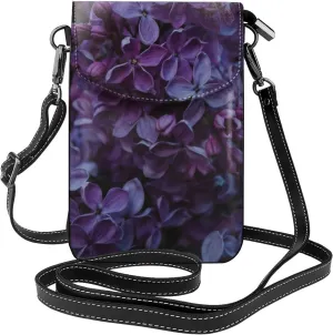 Small Crossbody Bag For Women,Leather Phone Purse Women'S Shoulder Handbags Wallet Purse -Lush Foliage Green Plant