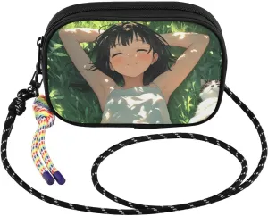 Small Crossbody Bags Peace Cat Grassland for Women Cell Phone Purses Shoulder Bag Handbag with Adjustable Strap