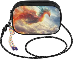 Small Crossbody Bags Phoenix Sky Colors for Women Cell Phone Purses Women's Shoulder Handbag Wallet Purse