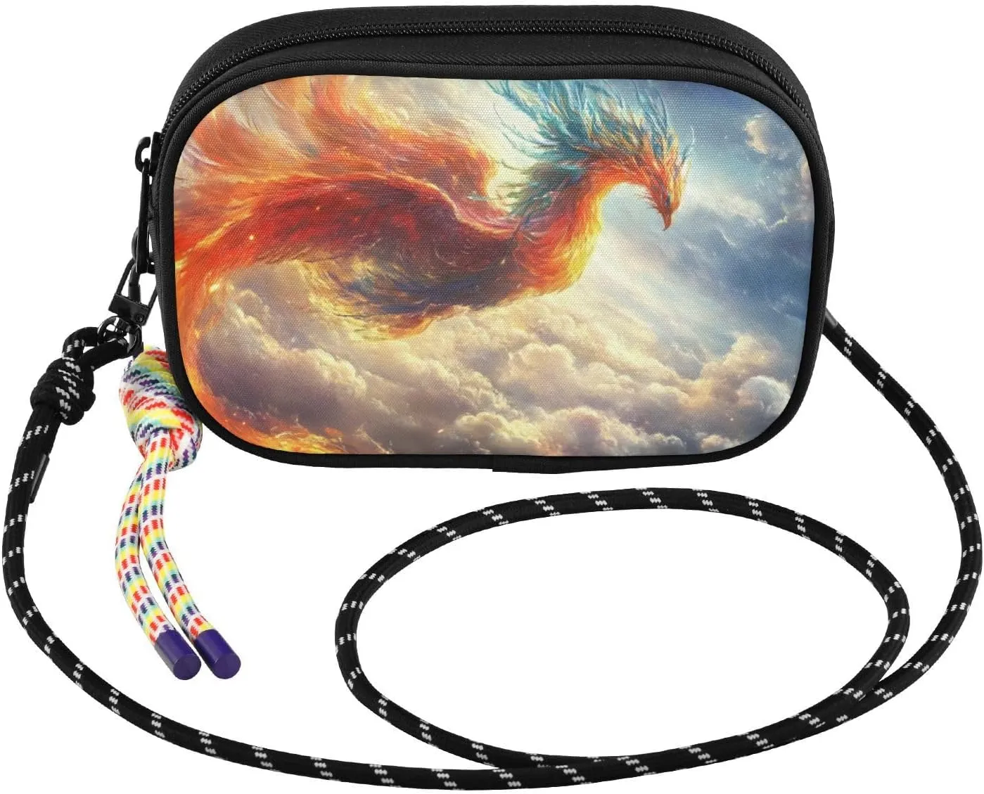 Small Crossbody Bags Phoenix Sky Colors for Women Cell Phone Purses Women's Shoulder Handbag Wallet Purse