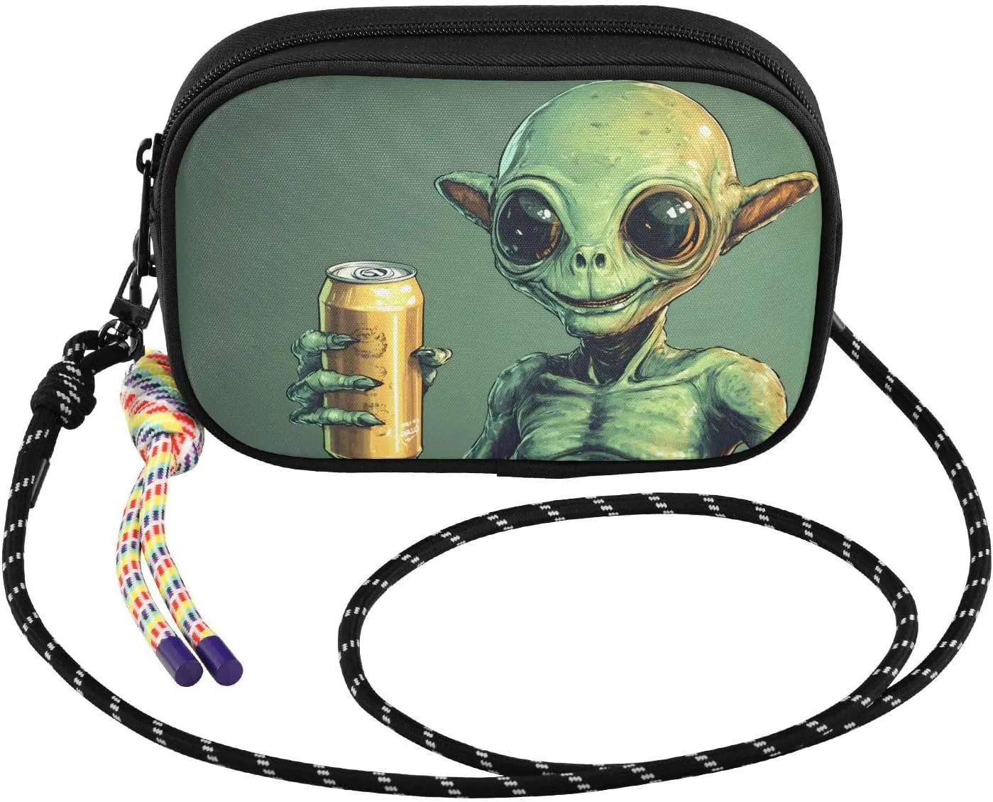 Small Crossbody Bags Soda Alien Funny for Women Cell Phone Purses Women's Shoulder Handbag Wallet Purse