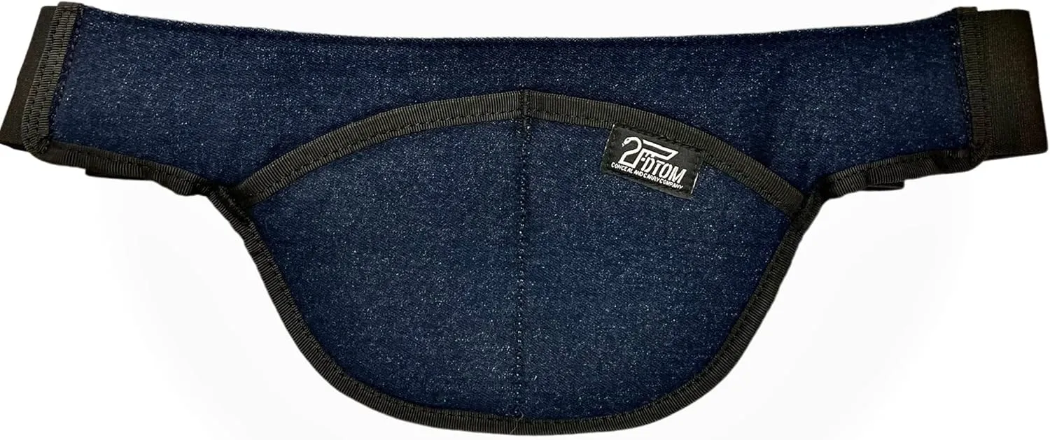 Small - DTOM Denim Possum Pouch Crotch Carry Holster - The Smart Way to Carry!