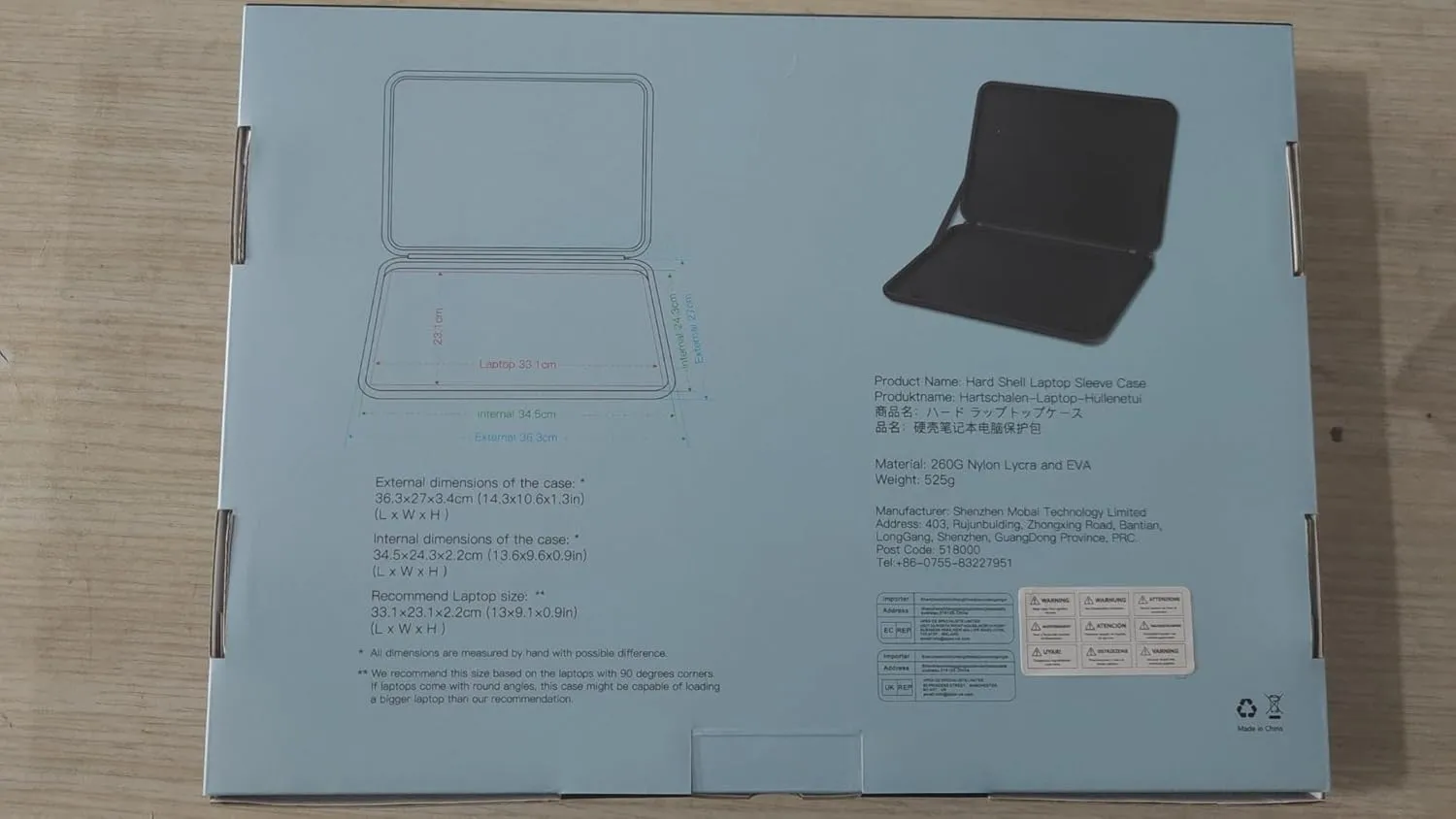 Smatree Hard EVA Protective Sleeve Case Only Compatible for 16 inch Lenovo ThinkPad X1 Fold PC Notebook Bag, Not Fit for Other Laptops, Not Fit for Unfolded State (X8012)