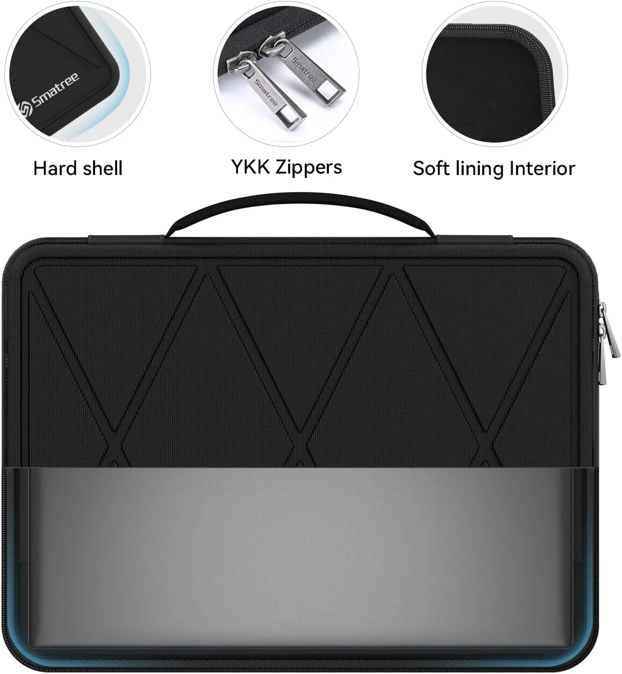Smatree Hard EVA Protective Sleeve Case Only Compatible for 16 inch Lenovo ThinkPad X1 Fold PC Notebook Bag, Not Fit for Other Laptops, Not Fit for Unfolded State (X8012)