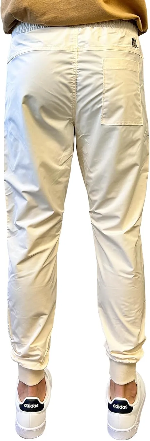 Southpole Men's Basic Tech Woven Track Jogger Pants, Quick Dry, Lightweight, Stretchable