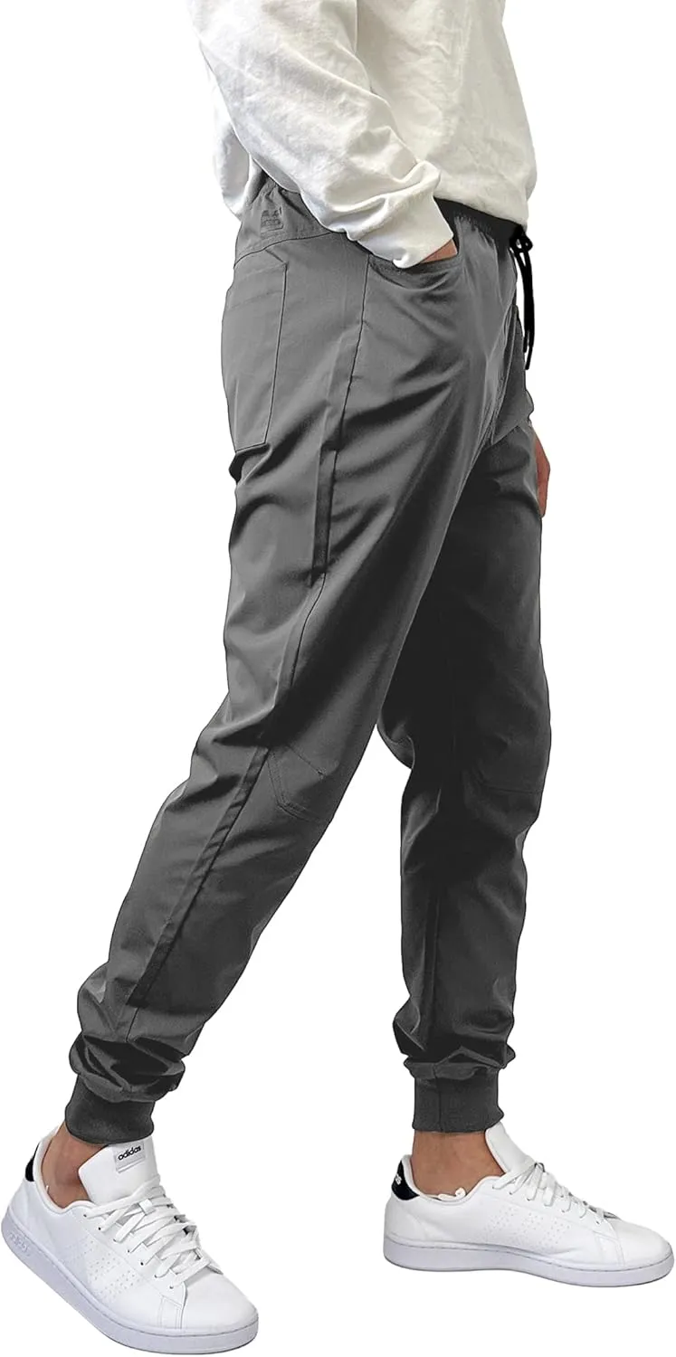 Southpole Men's Basic Tech Woven Track Jogger Pants, Quick Dry, Lightweight, Stretchable