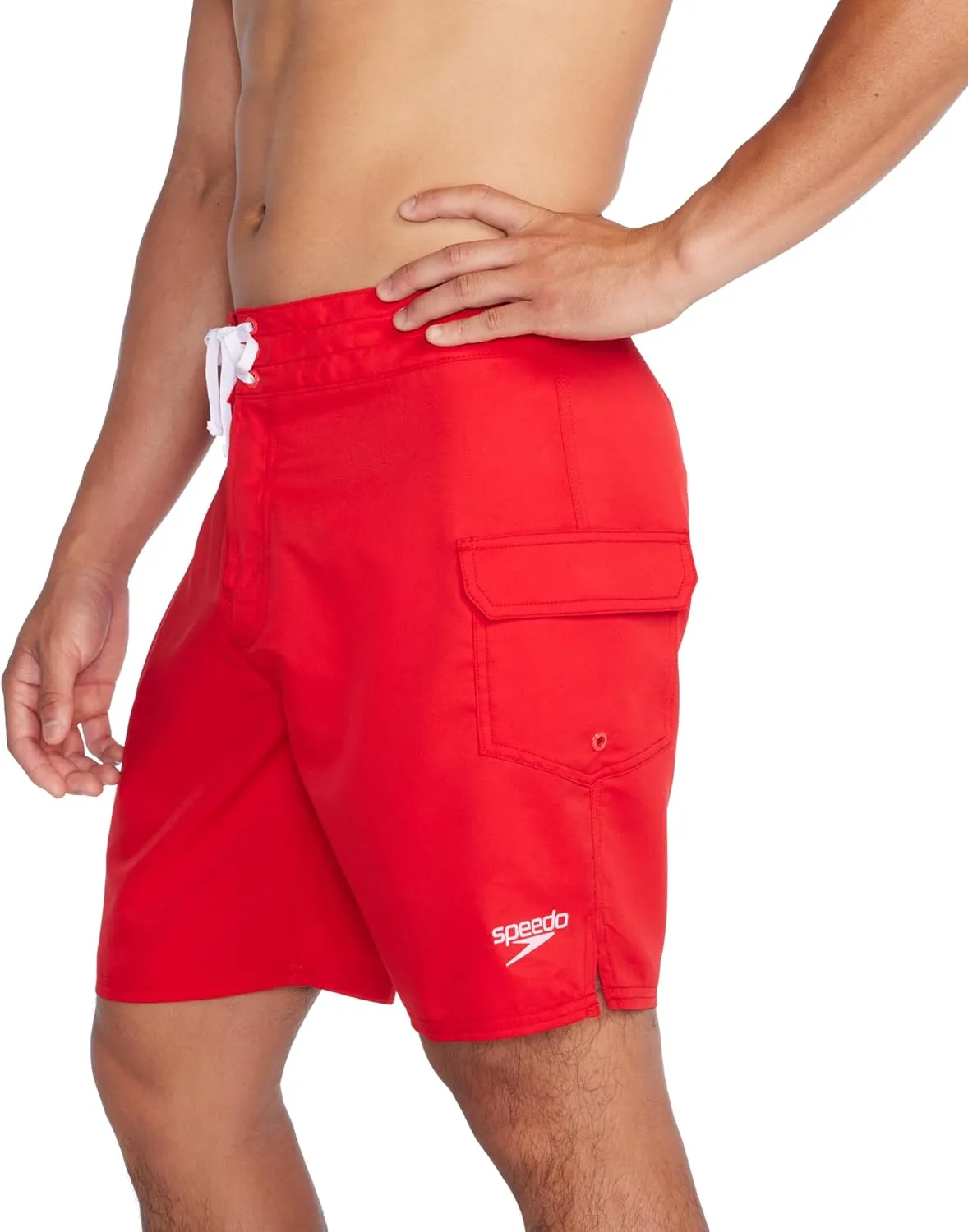 Speedo Mens Guard Swim Trunk Knee Length Boardshort Volley