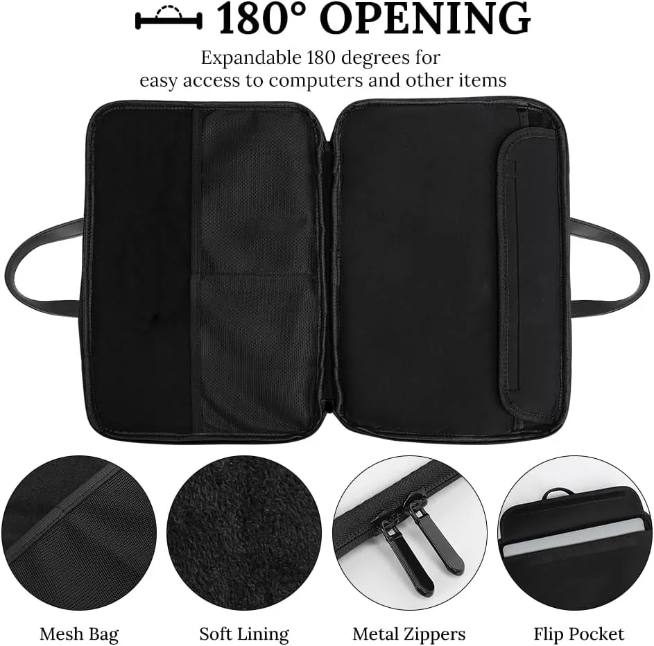 Spider Animal Motif Laptop Sleeve Bag Protective Case Handbag With Shoulder Strap for Computer 10-17 Inch