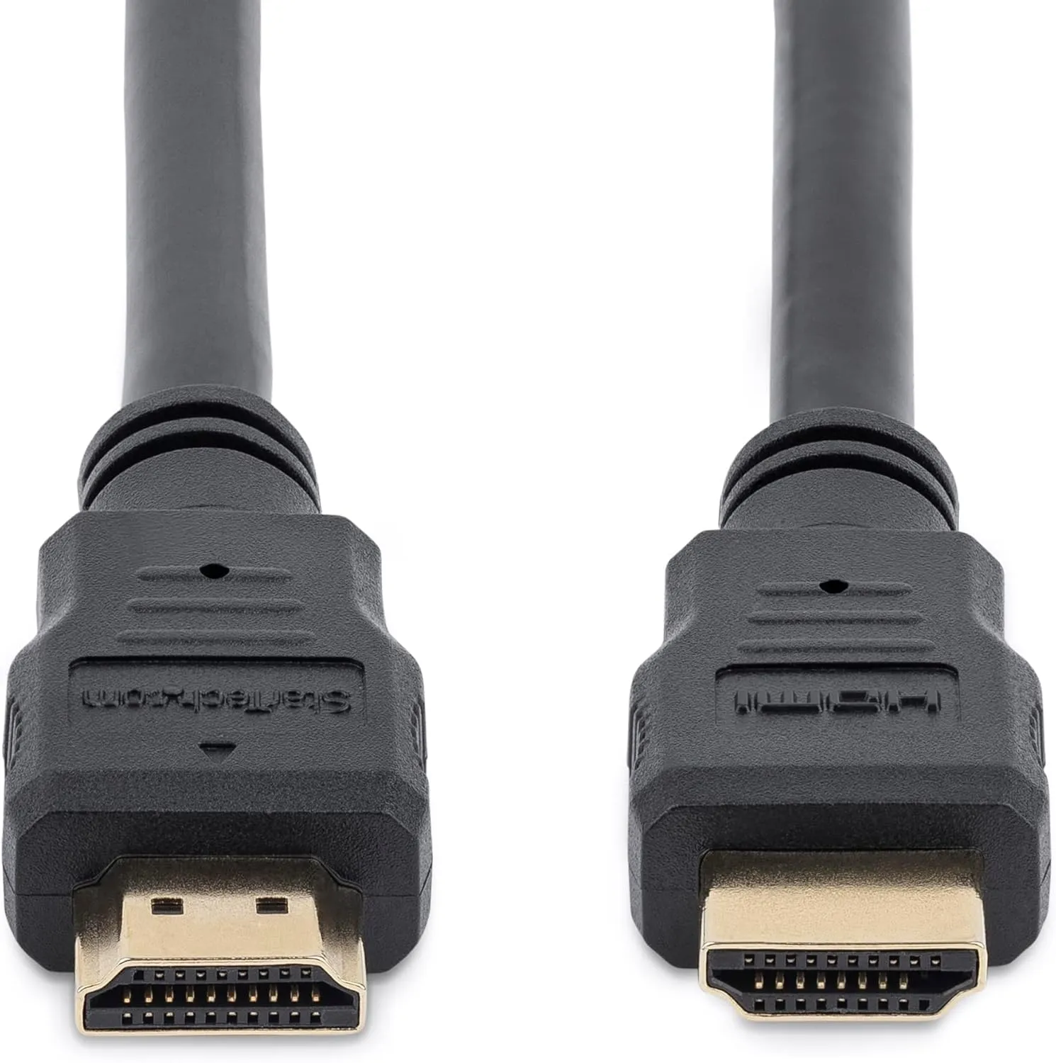 StarTech.com 12ft (3.7m) HDMI Cable - 4K High Speed HDMI Cable with Ethernet - UHD 4K 30Hz Video - HDMI 1.4 Cable - Ultra HD HDMI Monitors, Projectors, TVs & Displays - Black HDMI Cord - M/M (HDMM12)