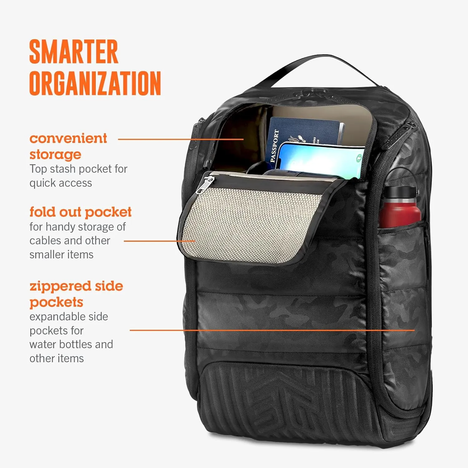 STM Dux 16L Backpack - Slim, Rugged, Comfortable, Innovative, Versatile, 360 Degree Protective Backpack for Men & Women, Fits up to a 16" Laptop Plus a Tablet Sleeve - Grey