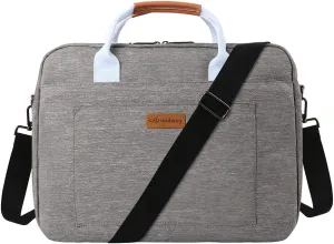 Sumac 16" Laptop Computer Messenger Bag Work Briefcase with Dual Top Handles, Adjustable Straps Laptop Shoulder Bag