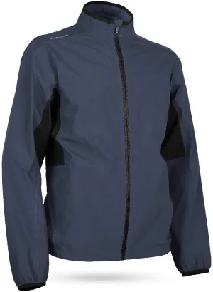 Sun Mountain 2019 Mens Monsoon Rain Jacket - Navy-Black (XL)