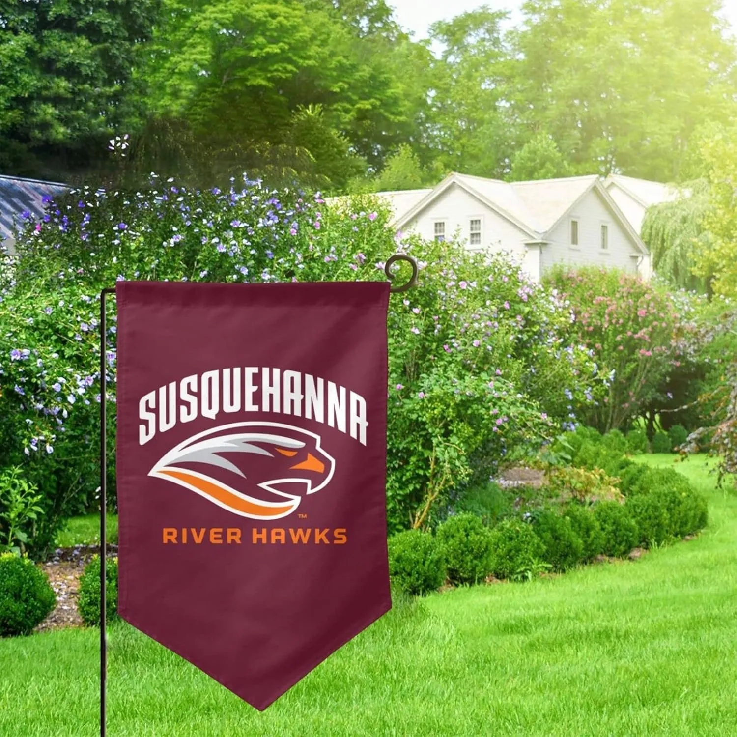 Susquehanna University Logo Garden Flag - Double Sided Banners For Outdoor Indoor Home Garden Yard Decorations