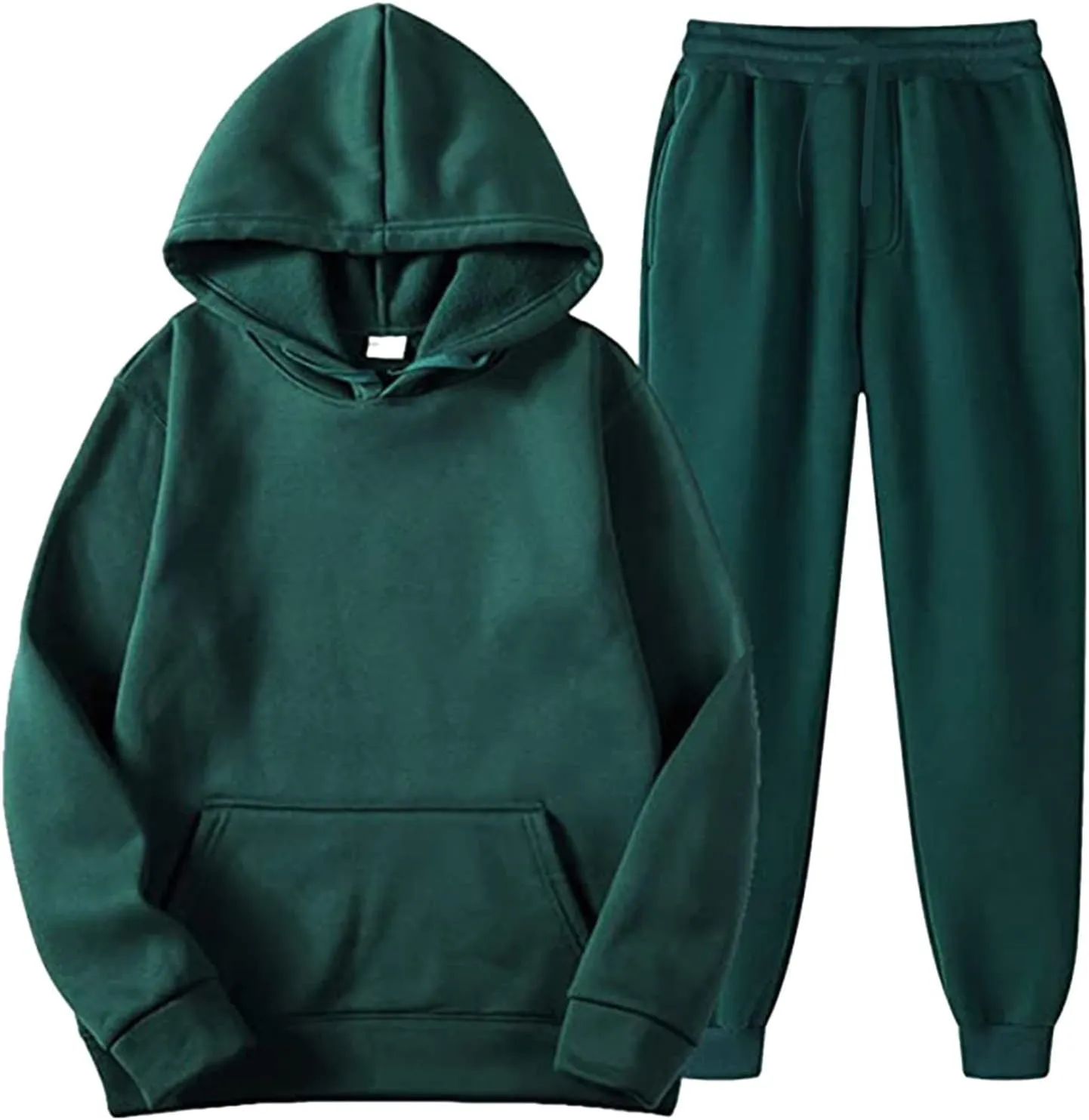 Sweat Set Hoodies for Men 2 Piece Sweatpants Sweat Suit Fall Long Sleeve Tracksuits Mens Sweatshirts Jogger Pants