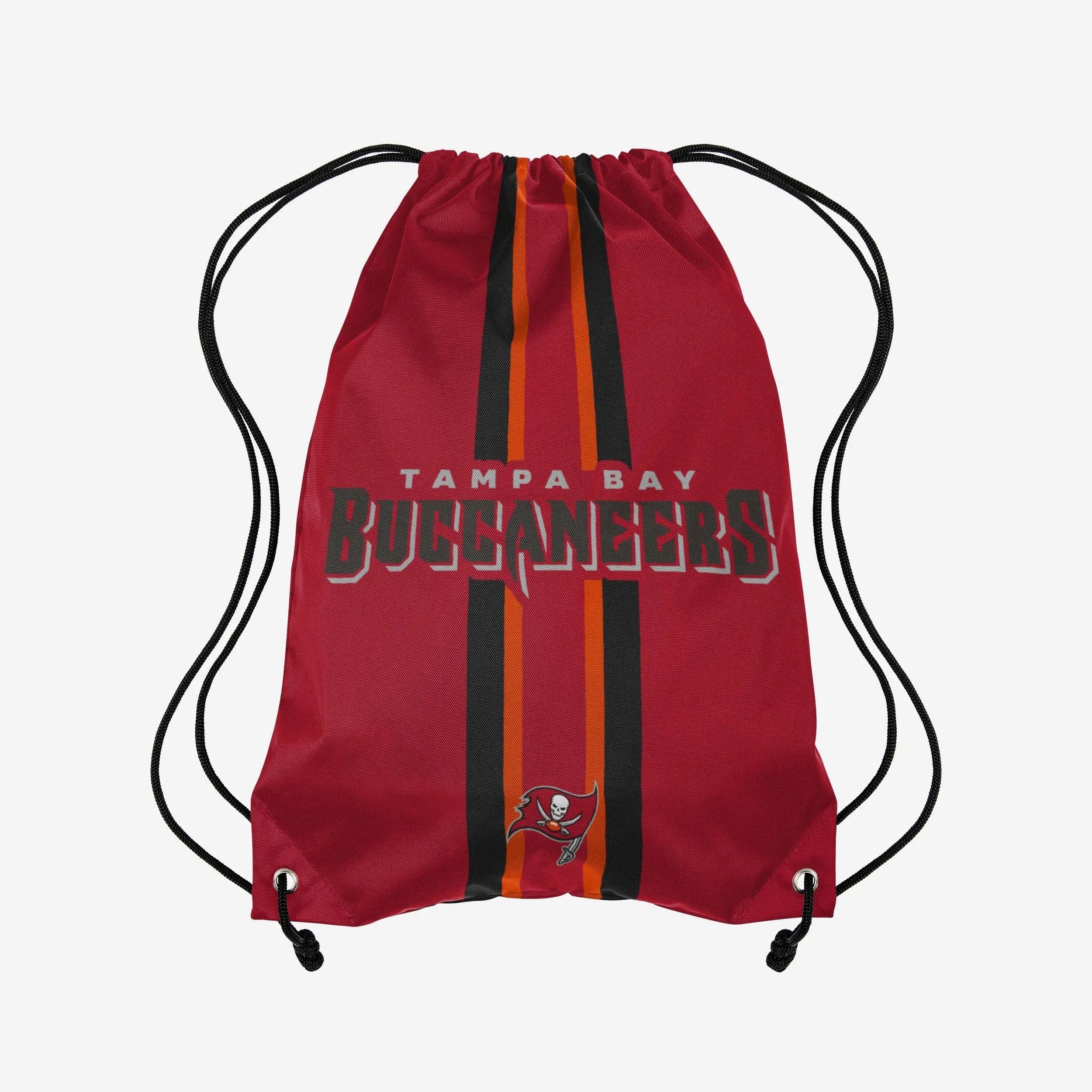 Tampa Bay Buccaneers Team Stripe Wordmark Drawstring Backpack