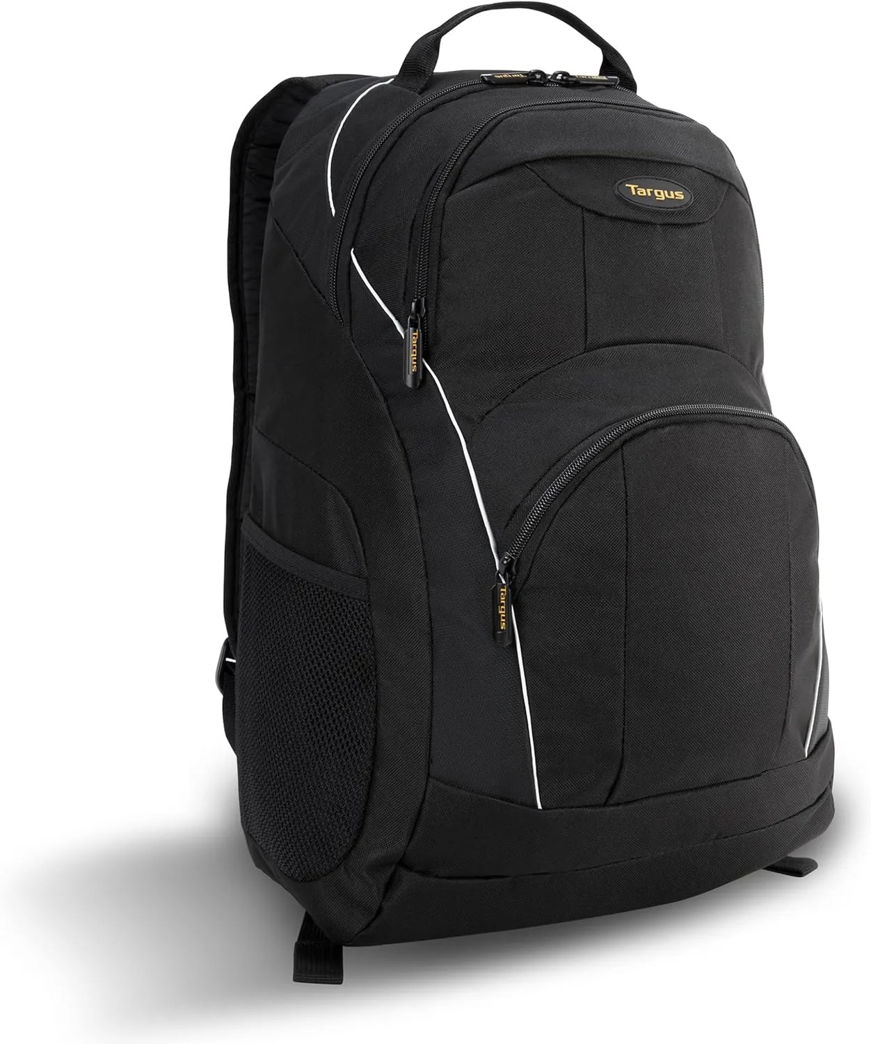 Targus - 16” Motor Laptop Backpack - Durable Water Resistant Material - Pack for Business, Travel, Professional Commute - Back Padding Support, Black - TSB194US
