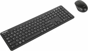 Targus Full-Size Multi-Device Bluetooth Keyboard and Mouse Bundle - Compatible with Chrome OS, Windows, macOS, iOS, and Android (AKM618AMUS)