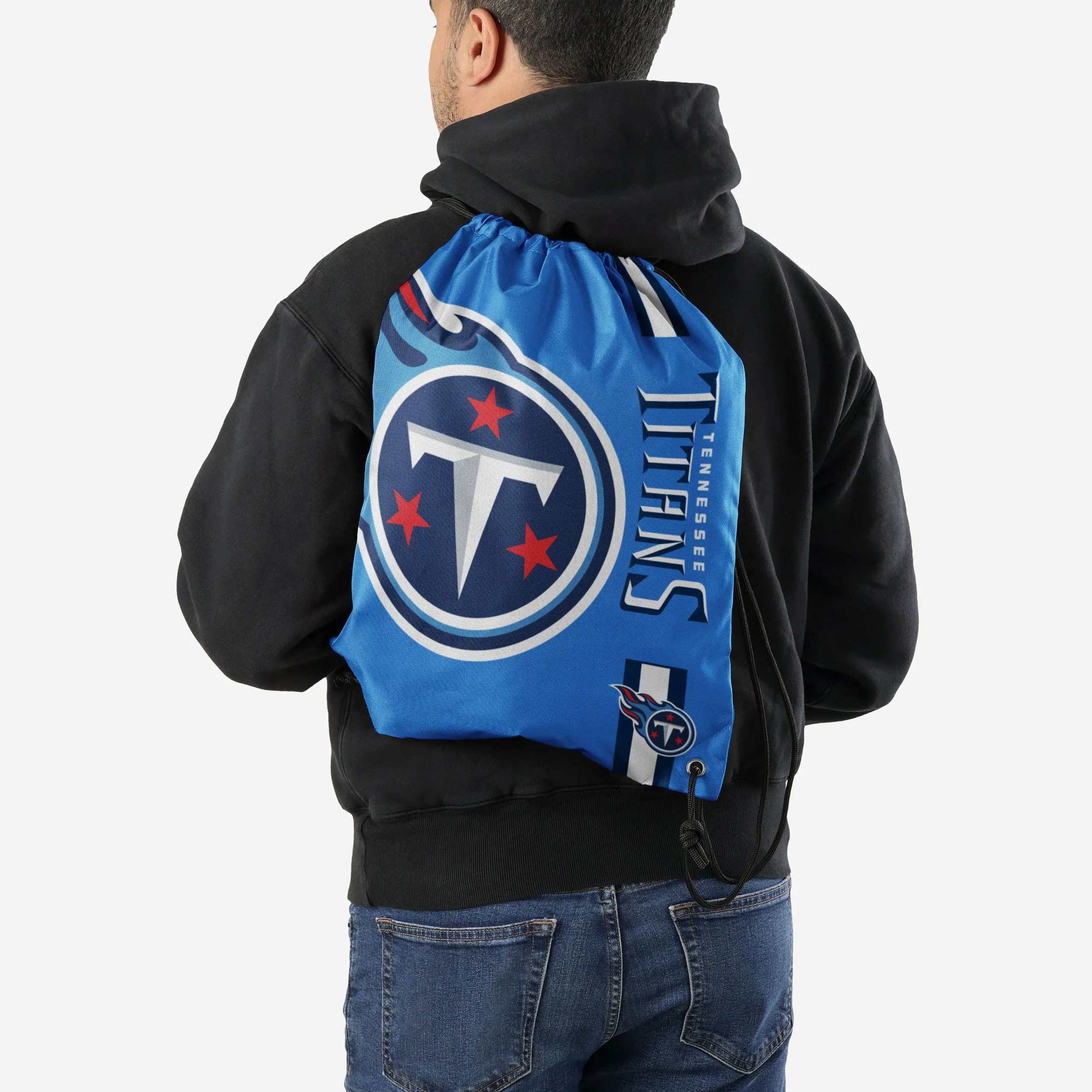 Tennessee Titans Blue Alternate Color Big Logo Drawstring Backpack