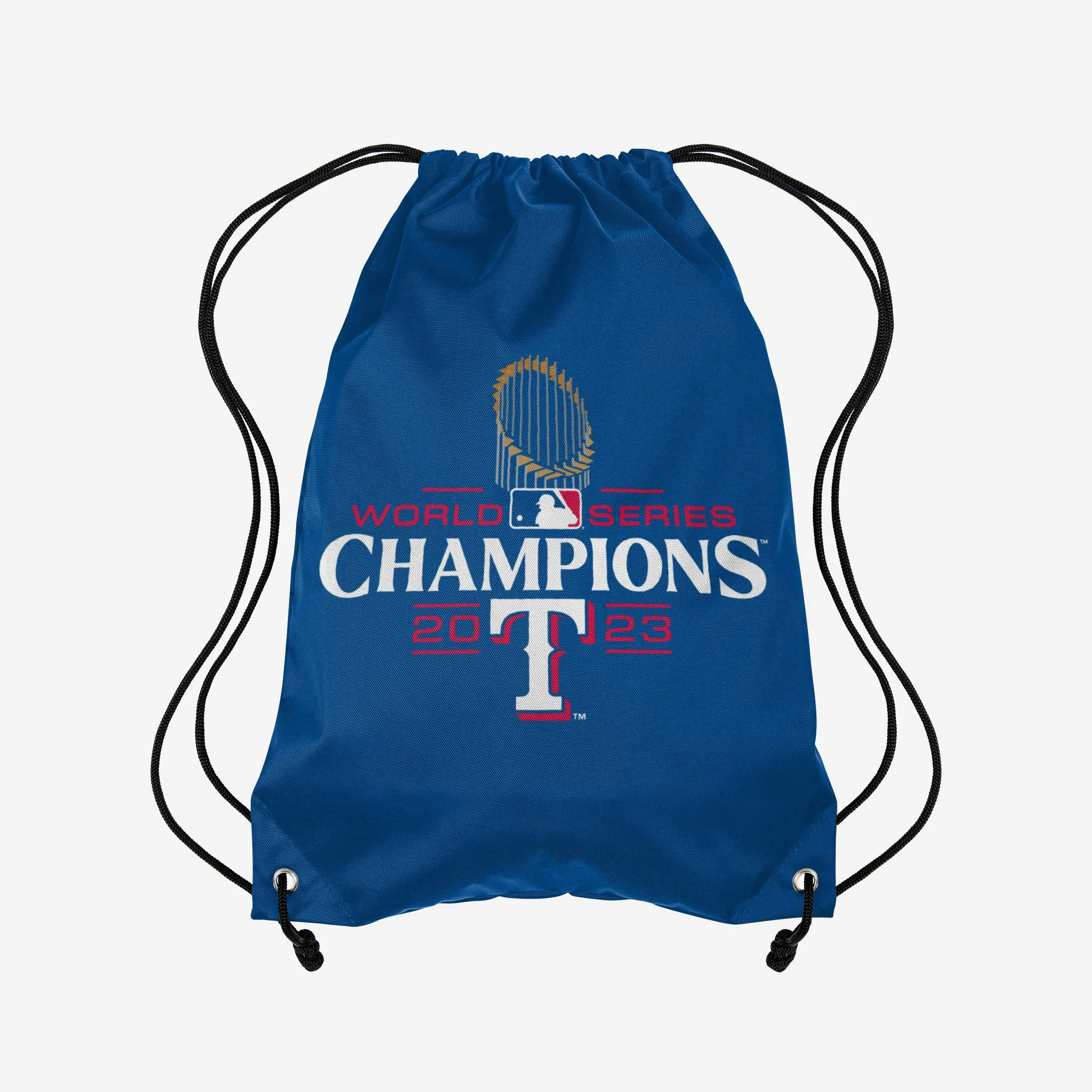 Texas Rangers 2023 World Series Champions Drawstring Backpack
