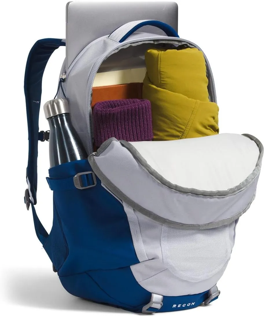 THE NORTH FACE Women's Recon Everyday Laptop Backpack - PFAS Free, Mystic Haze Dark Heather/Estate Blue, One Size