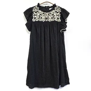 THML Embroidered Black Dress Size Medium NWT
