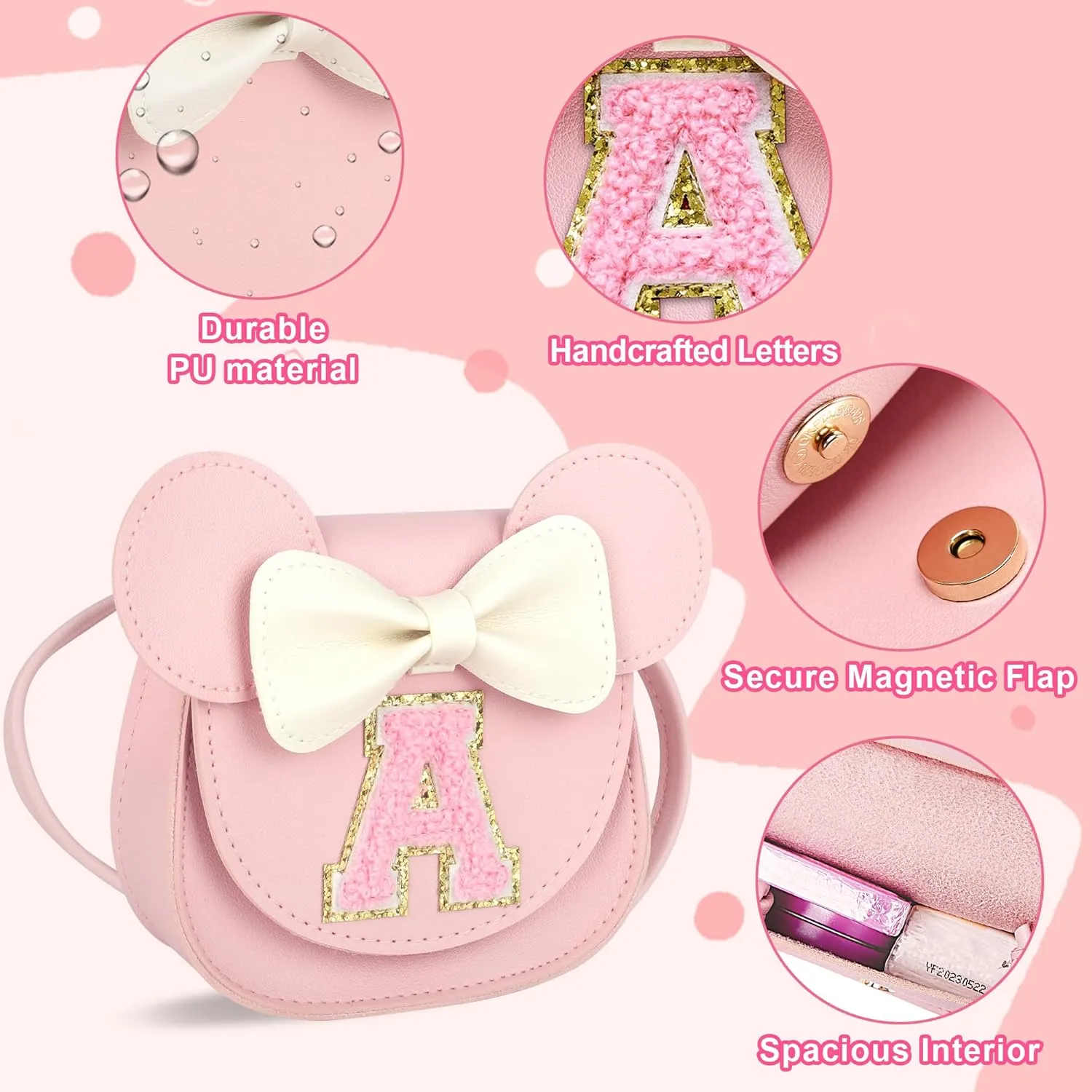 Toddler Purse Gifts for Girls, Little Girl Purse Kids Wallet Crossbody Bag Birthday Gifts for 3-8 Year Old Girl