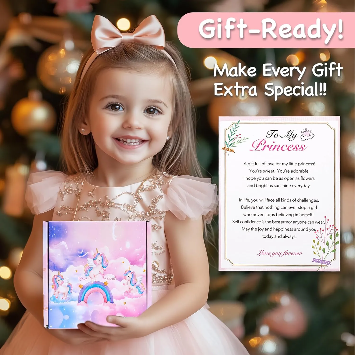Toddler Purse Gifts for Girls, Little Girl Purse Kids Wallet Crossbody Bag Birthday Gifts for 3-8 Year Old Girl