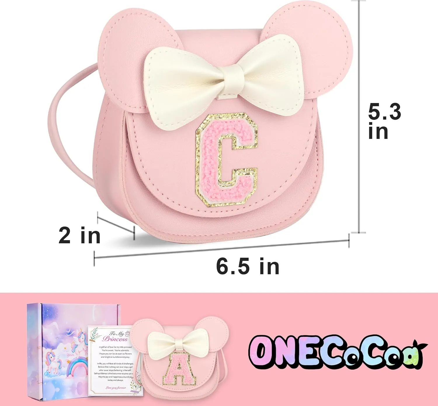 Toddler Purse Gifts for Girls, Little Girl Purse Kids Wallet Crossbody Bag Birthday Gifts for 3-8 Year Old Girl