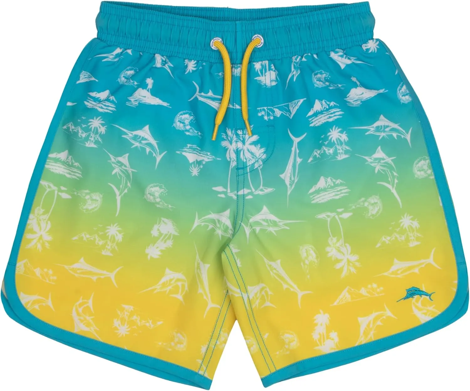 Tommy Bahama 2-Piece Swimsuit Set, Rash Guard & Swim Trunks 2-Pack Bundle Set for Boys and Toddlers