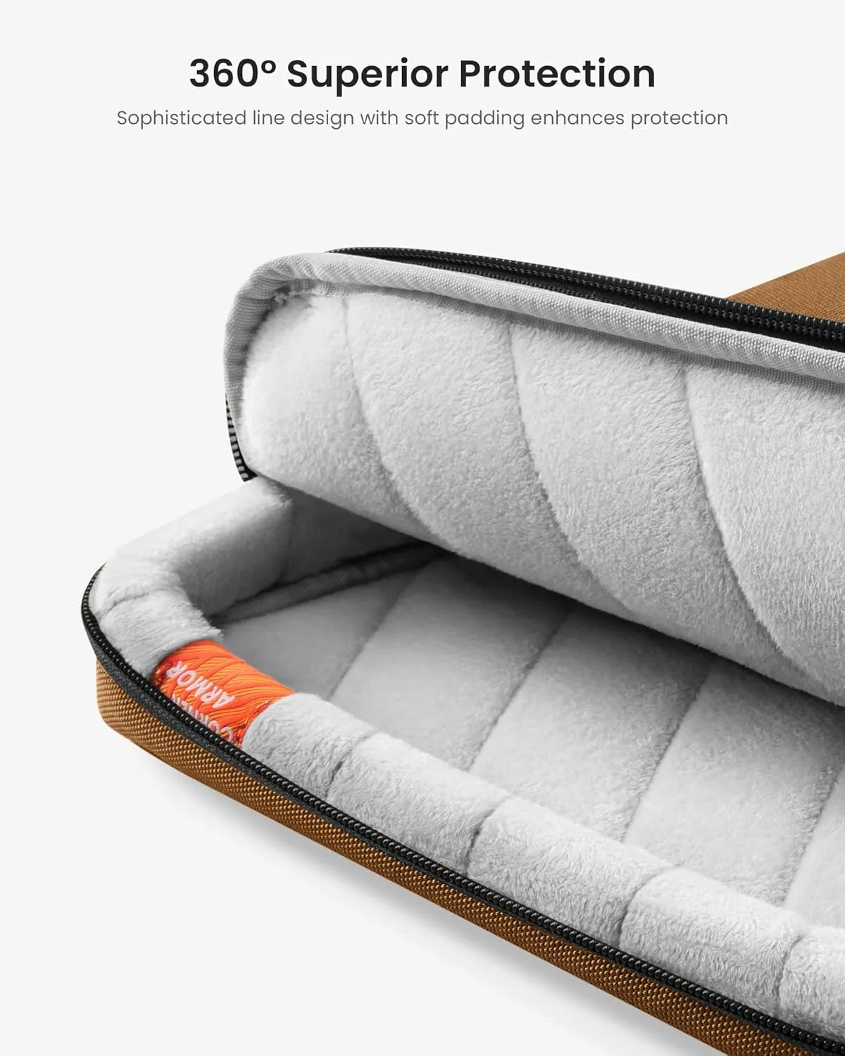 tomtoc 360 Protective Laptop Shoulder Bag for 13 Inch 2025 MacBook Air M4/A3240, M3/A3113, M2/A2681, M1/A2337, MacBook Pro M2/M1, 13-in Surface Pro 11th AI/10/9, Water-resistant Accessory Case