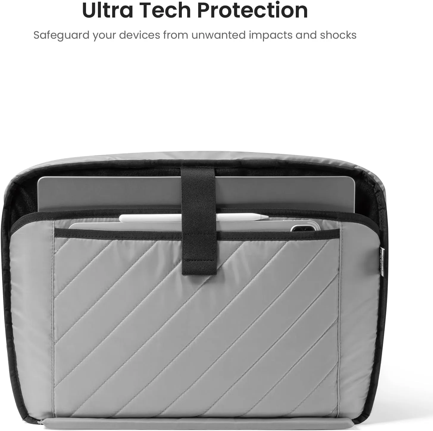 tomtoc Multi-Functional Laptop Briefcase Business Shoulder Bag for 17.3 Inch ASUS ROG Zephyrus S, The Razer Blade Pro 17, More HP Dell Acer 17-inch Laptops, Water-Repellent Protective Messenger Bag