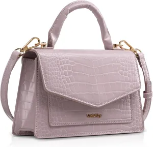 Top handle Satchel Purses Handbags for Women, Small Crossbody Bag with Convertible Strap, Trendy Shoulder Purse