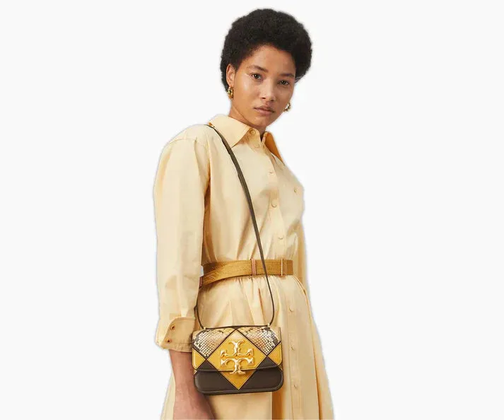 Tory Burch – Eleanor Exotic Diamond Quilt (Small)