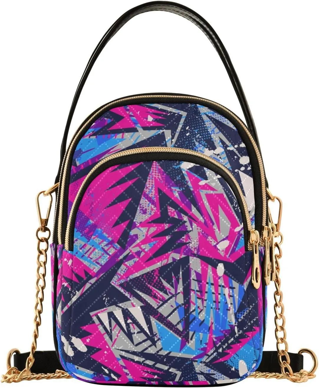 Tropical Exotic Artwork Small Women's Crossbody Purse, Shoulder Bag for Women Handbags Cell Phone Purse