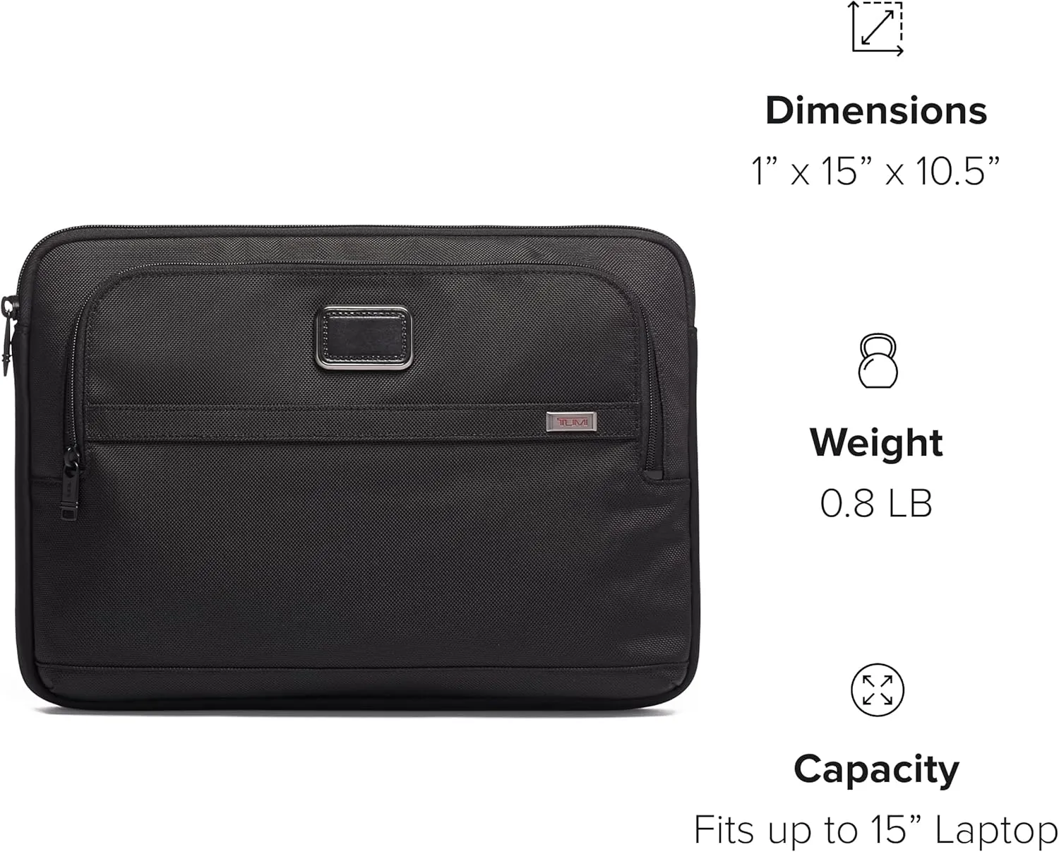 TUMI - Alpha Laptop Cover - Protective Laptop Case for Business & Travel - Durable Computer Sleeve