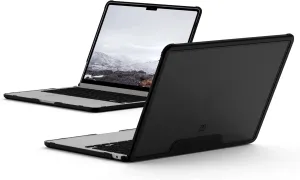[U] by UAG Designed for MacBook Air 13" Case 2022-2025 M2/M3/M4 (A3240 A3113 A2681) - Translucent Durable Lightweight Impact Resistant Laptop Protective Cover, Lucent Black