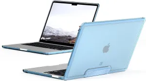 [U] by UAG Designed for MacBook Pro 13" Case 2020-2021 M1, 2022 M2 (A2289, A2251, A2338) Lucent Cerulean, Translucent Durable Lightweight Impact Resistant Laptop Protective Cover by URBAN ARMOR GEAR