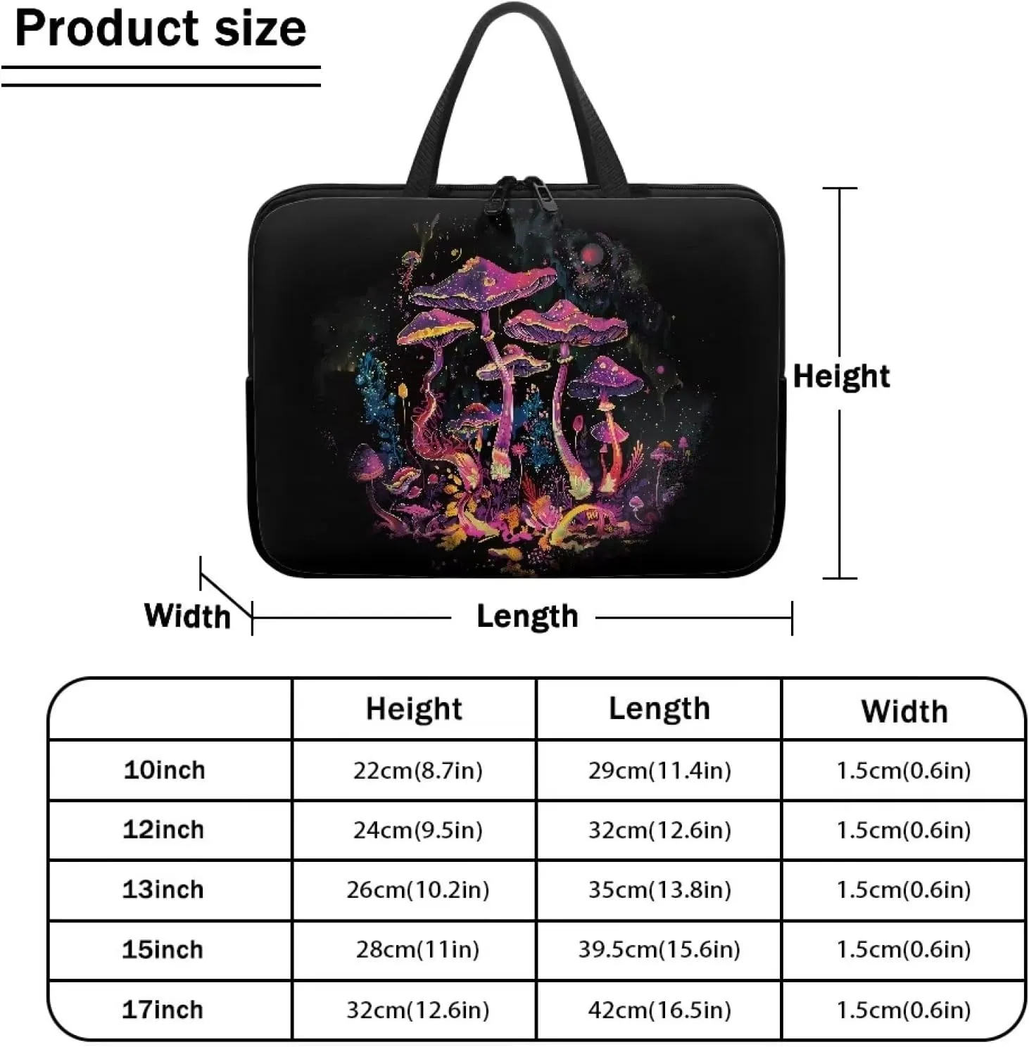 Uasibuni Cute Laptop Bag 14 Inch Waterproof Lightweight Messenger Bag Briefcase Large Laptop Tote Bag