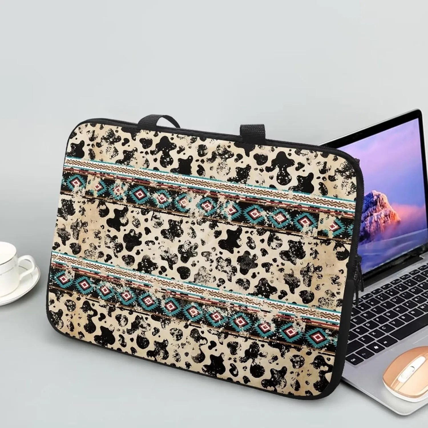Uasibuni Cute Laptop Cover 17In Laptop Case Bag Laptop Sleeve Messenger Bag Briefcase Laptop Tote Bag Gift for Women Men