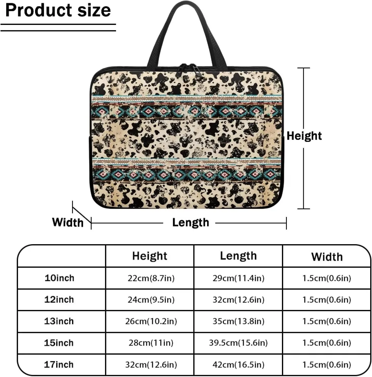 Uasibuni Cute Laptop Cover 17In Laptop Case Bag Laptop Sleeve Messenger Bag Briefcase Laptop Tote Bag Gift for Women Men
